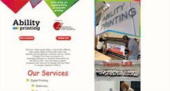 Desktop Screenshot of abilityprinting.com